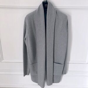 Theory Wool Shawl Open Cardigan
